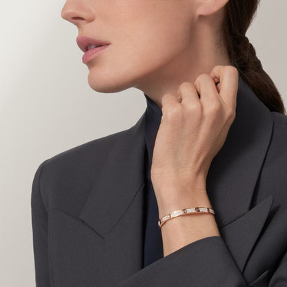 [NOBLE AURA]LOVE BRACELET 4.8MM DIAMOND-PAVED
