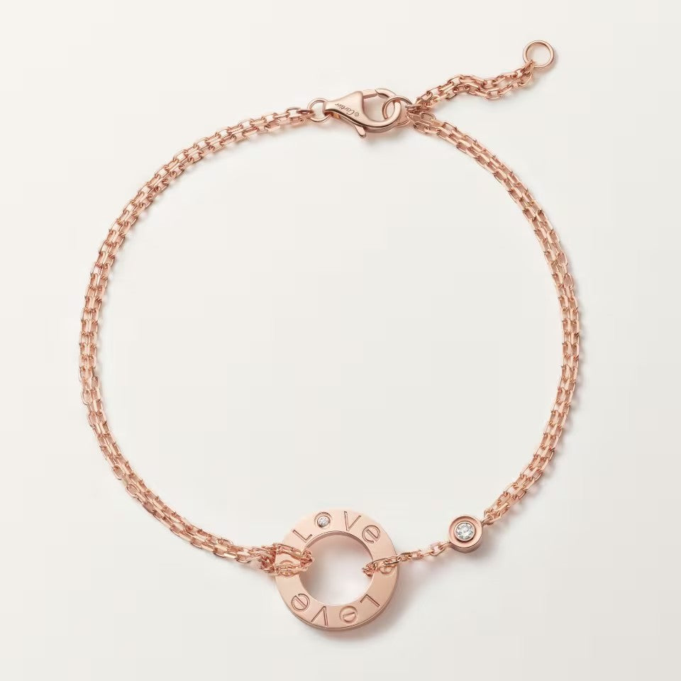 [NOBLE AURA] LOVE BRACELET 2 DIAMOND