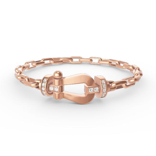 [NOBLE AURA]FORCE LARGE HORSESHOE CLASP  METAL BRACELET