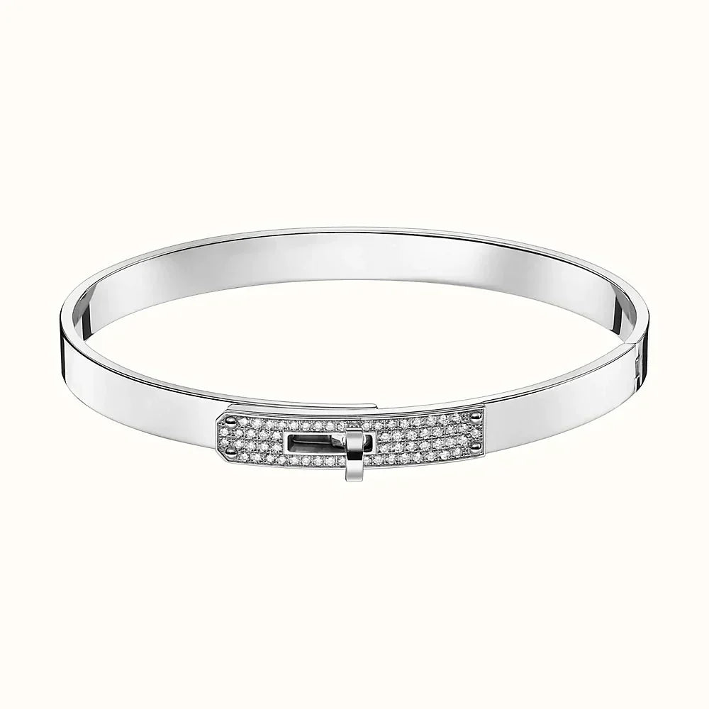 [NOBLE AURA]KELLY SILVER DIAMOND BRACELET