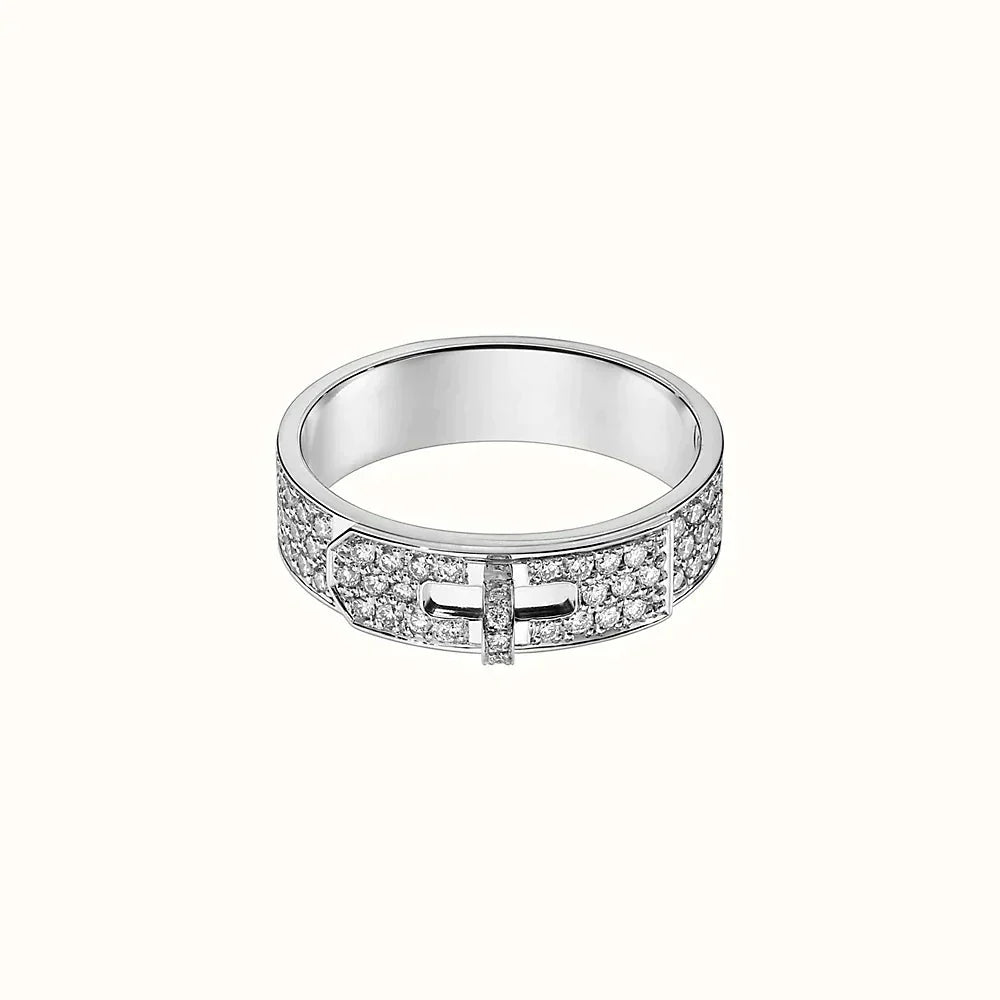 [NOBLE AURA]KELLY SILVER DIAMOND RING