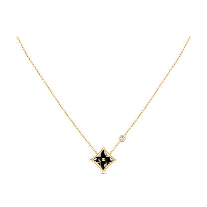 [NOBLE AURA]STAR BLACK MOP NECKLACE