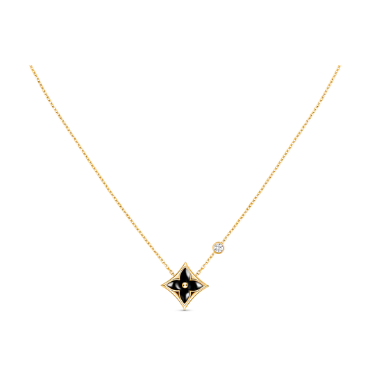 [NOBLE AURA]STAR BLACK MOP NECKLACE