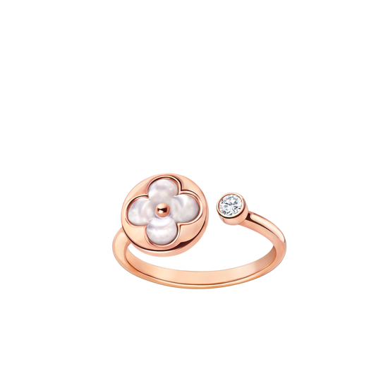 [NOBLE AURA]SUN 1 DIAMOND PINK MOP RING