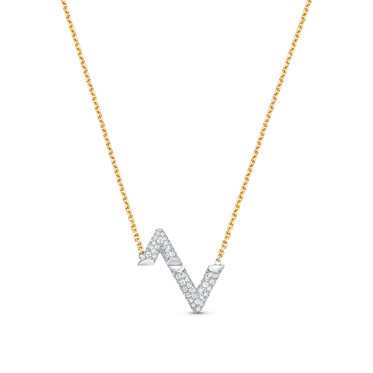 [NOBLE AURA]VOLT SILVER DIAMOND PEDANT NECKLACE