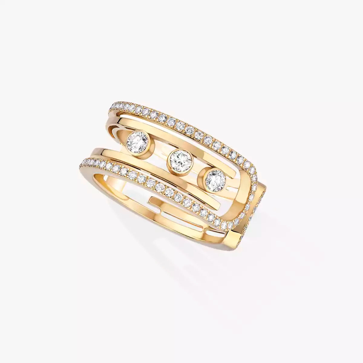 [NOBLE AURA]Move 10th Diamond Ring in Gold