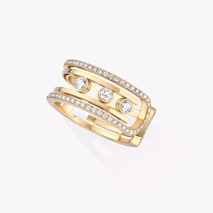[NOBLE AURA]Move 10th Diamond Ring in Gold