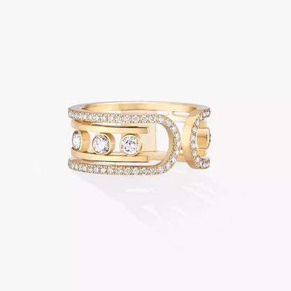 [NOBLE AURA]Move 10th Diamond Ring in Gold