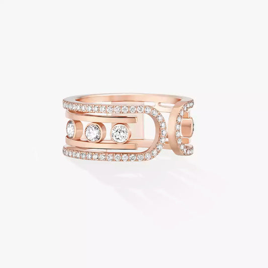 [NOBLE AURA]Move 10th Diamond Ring in Gold