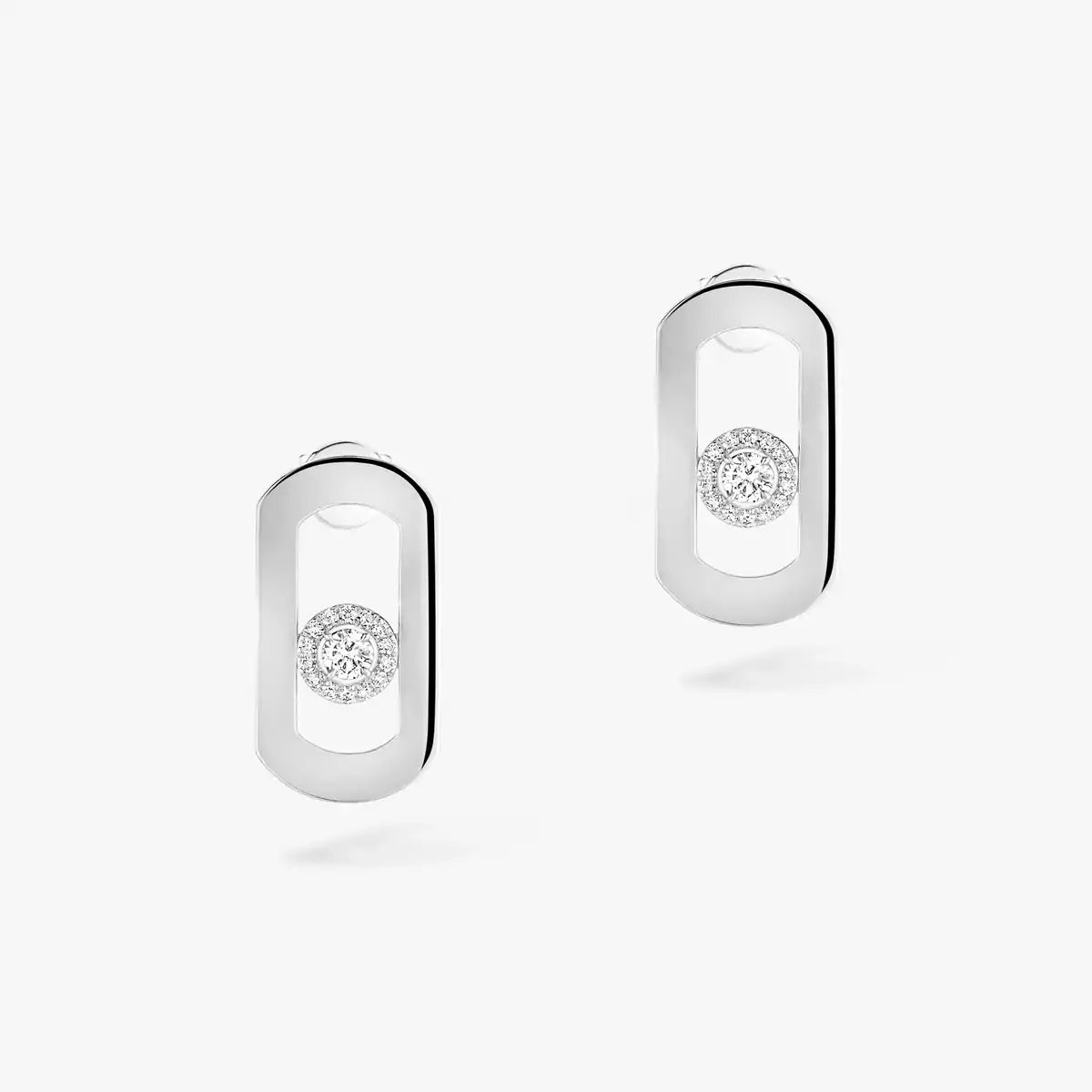 [NOBLE AURA]So Move Diamond Earrings in Yellow Gold