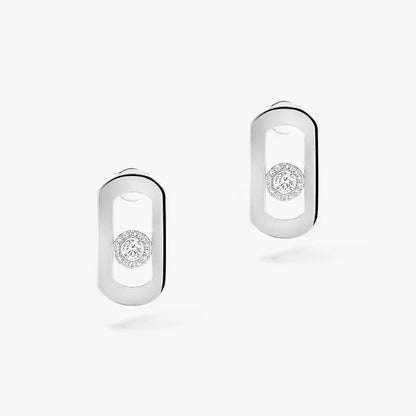 [NOBLE AURA]So Move Diamond Earrings in Yellow Gold