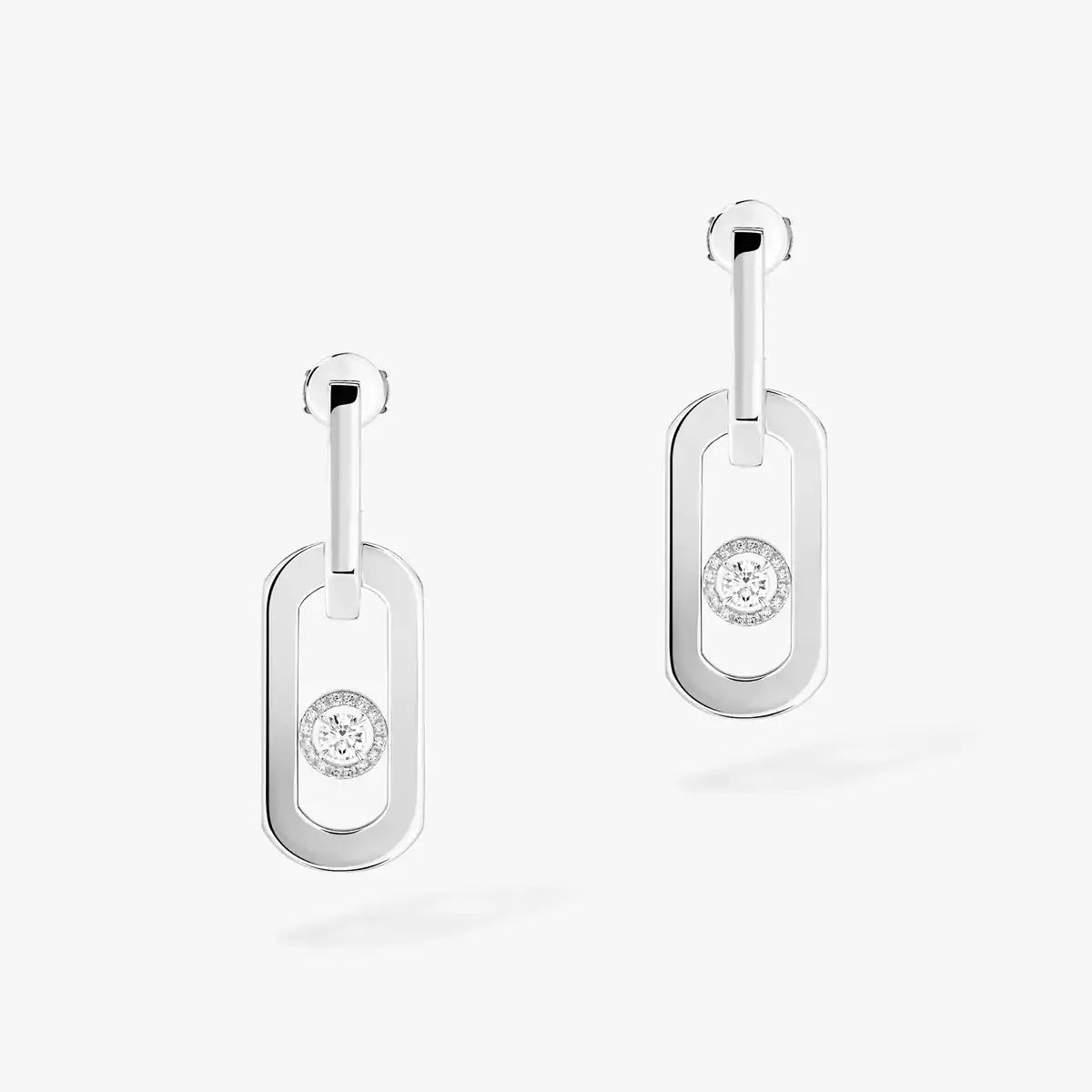 [NOBLE AURA] So Move XL Diamond Hoop Earring