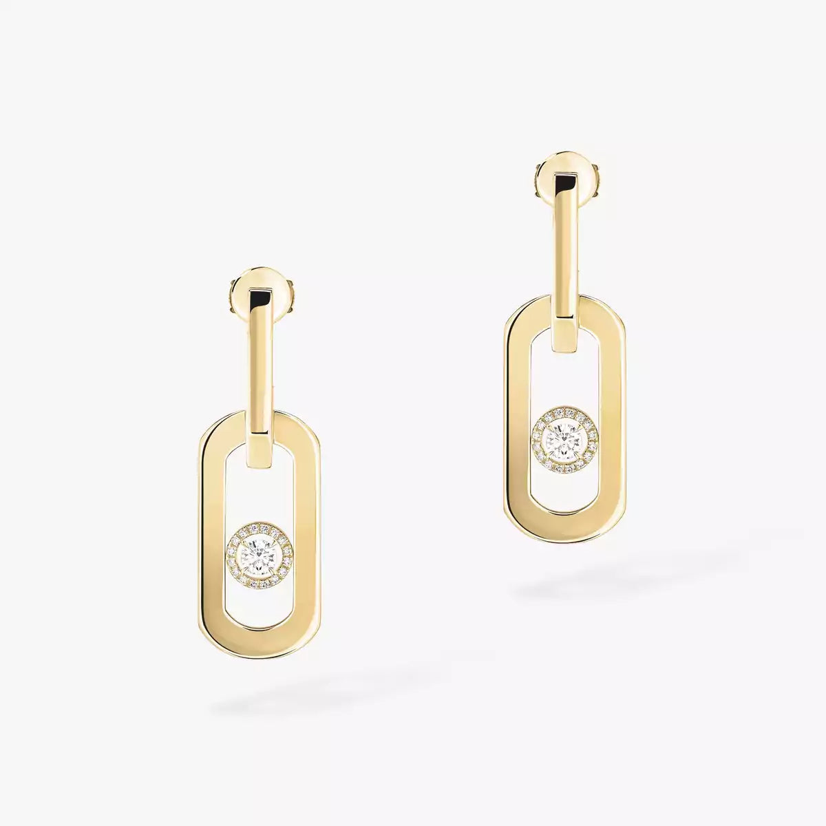 [NOBLE AURA] So Move XL Diamond Hoop Earring