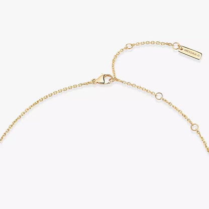 [NOBLE AURA]Lucky Eye Diamond Necklace in Rose Gold and Turquoise