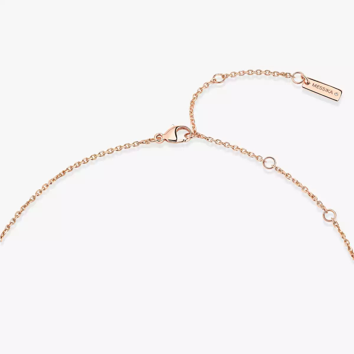 [NOBLE AURA]Lucky Eye Diamond Necklace in Rose Gold and Turquoise