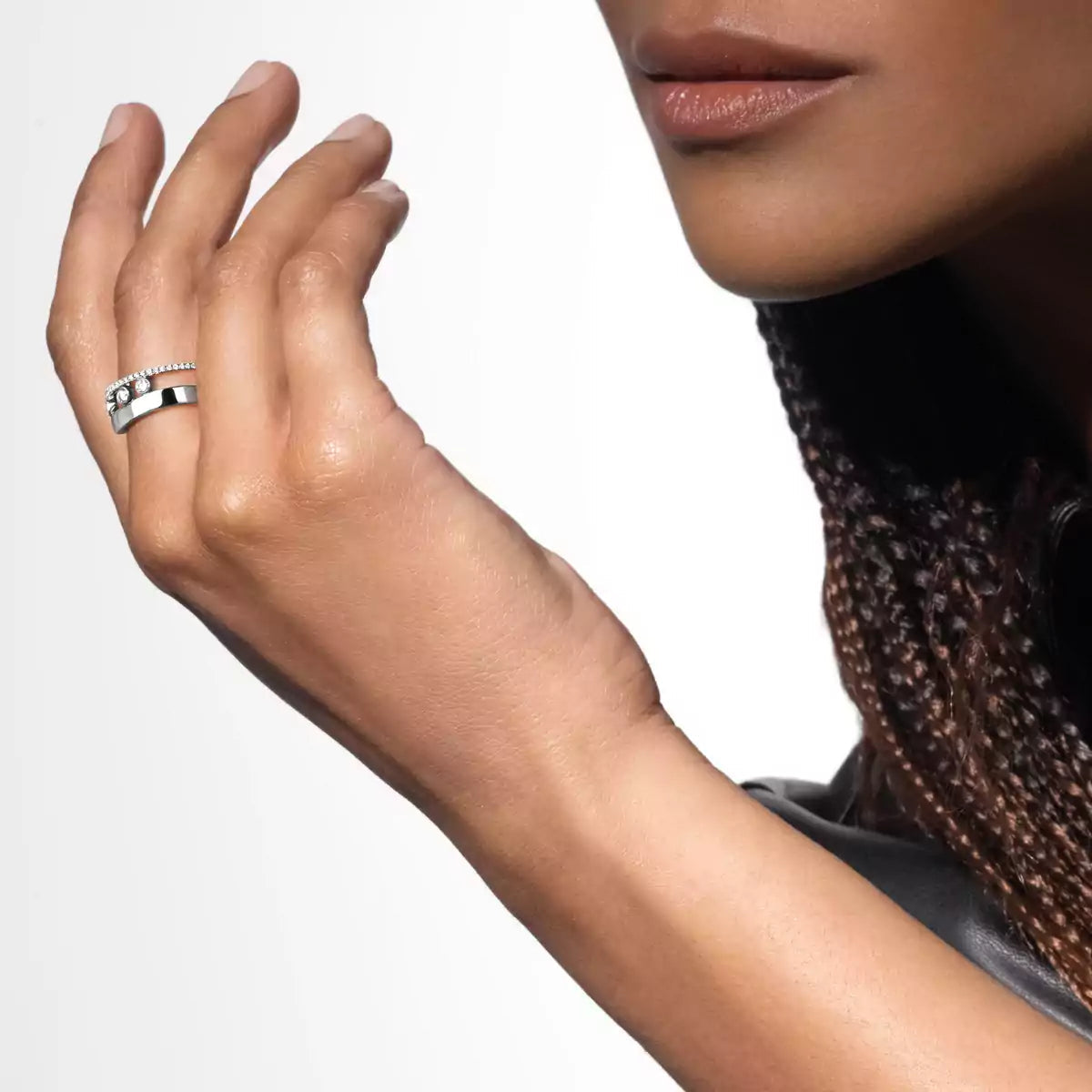 [NOBLE AURA]Move Romane Diamond Ring