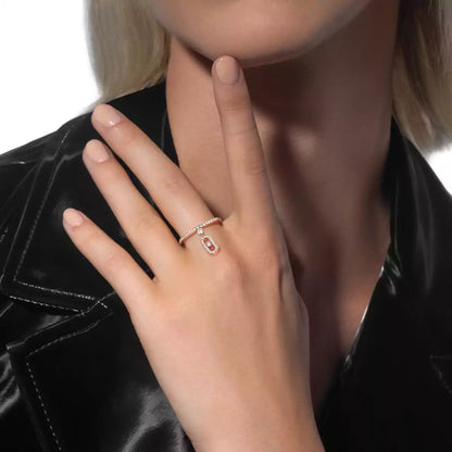 [NOBLE AURA]Move Uno Diamond Ring