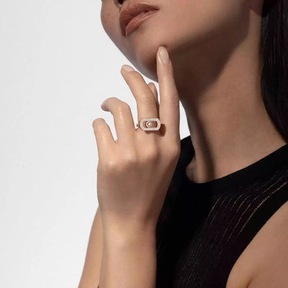 [NOBLE AURA]So Move Pave_-Set Diamond Ring