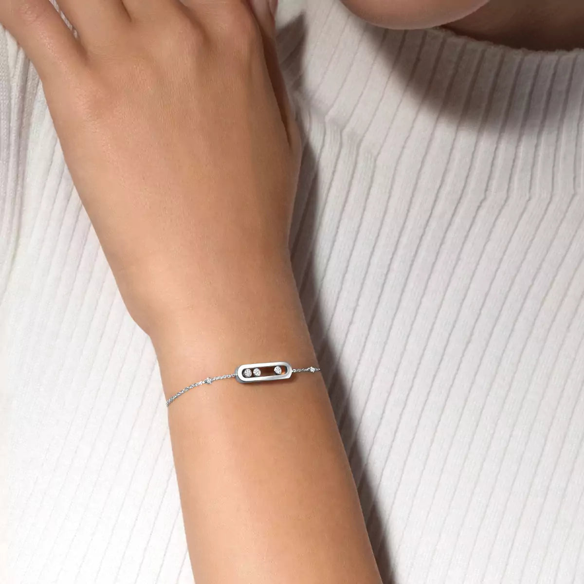 [NOBLE AURA]Baby Move Diamond Bracelet