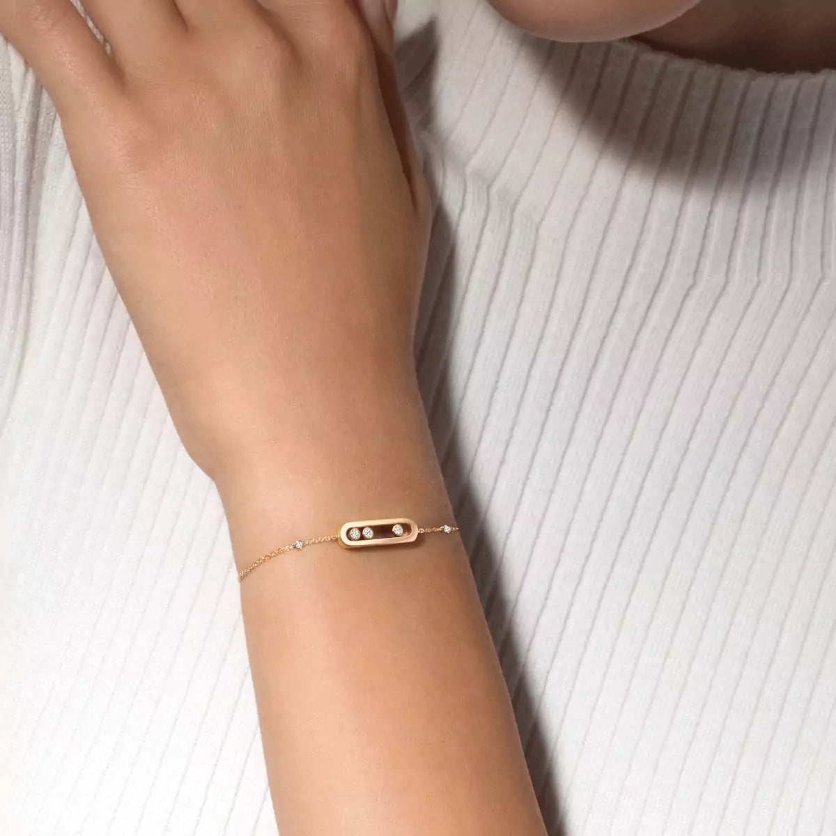 [NOBLE AURA]Baby Move Diamond Bracelet