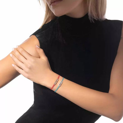 [NOBLE AURA]Messika Care(s) pink cord pavé bracelet