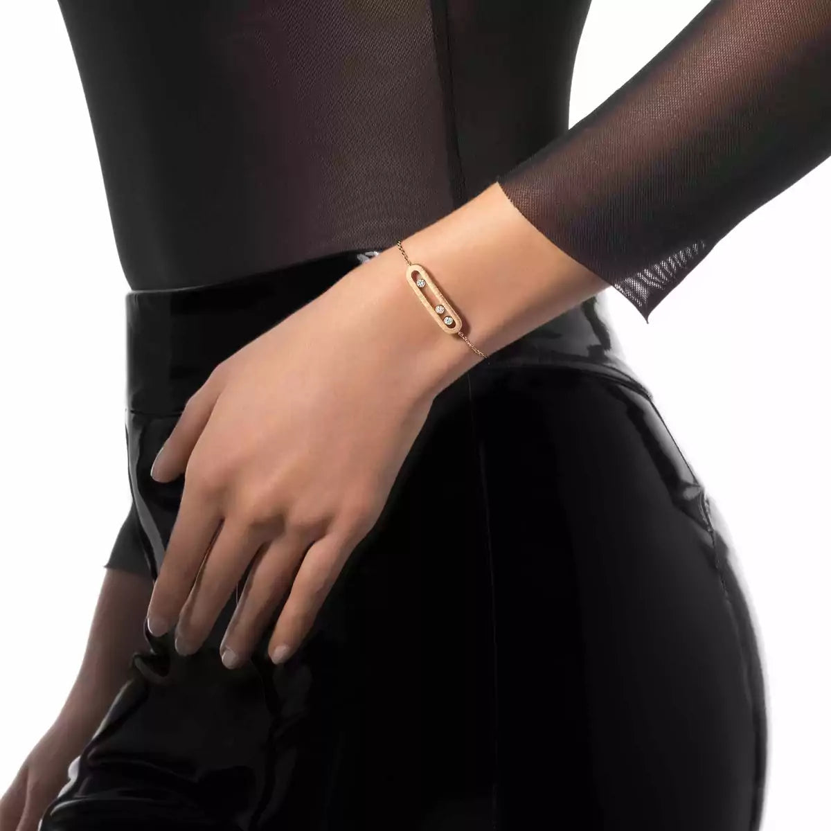 [NOBLE AURA]Move Classique Ciselé bracelet