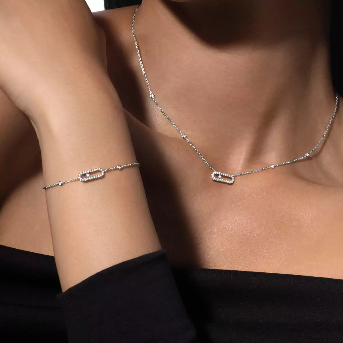 [NOBLE AURA]Move Uno Necklace