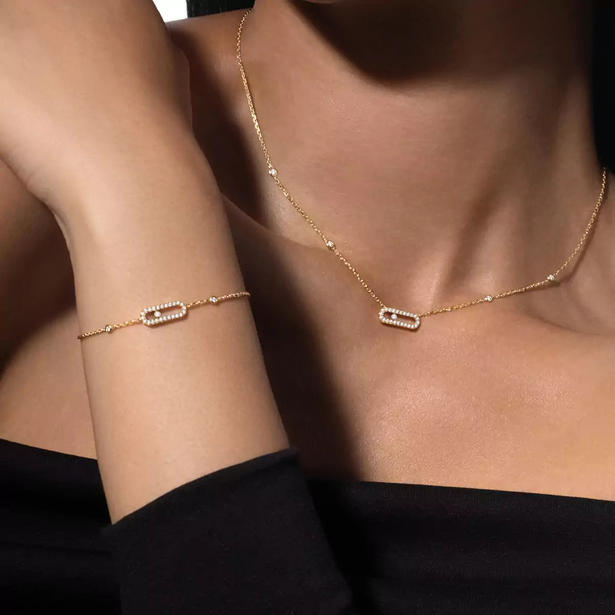 [NOBLE AURA]Move Uno Necklace