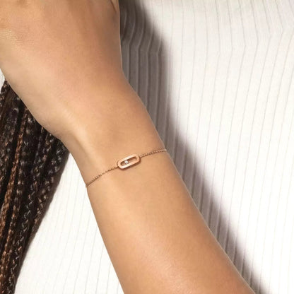 [NOBLE AURA]Move Uno Diamond Bracelet