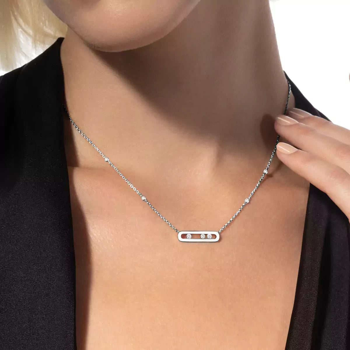 [NOBLE AURA]Baby Move Necklace