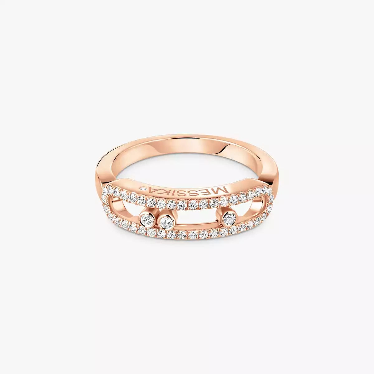 [NOBLE AURA] Baby Move Gold Diamond Pave_ Ring