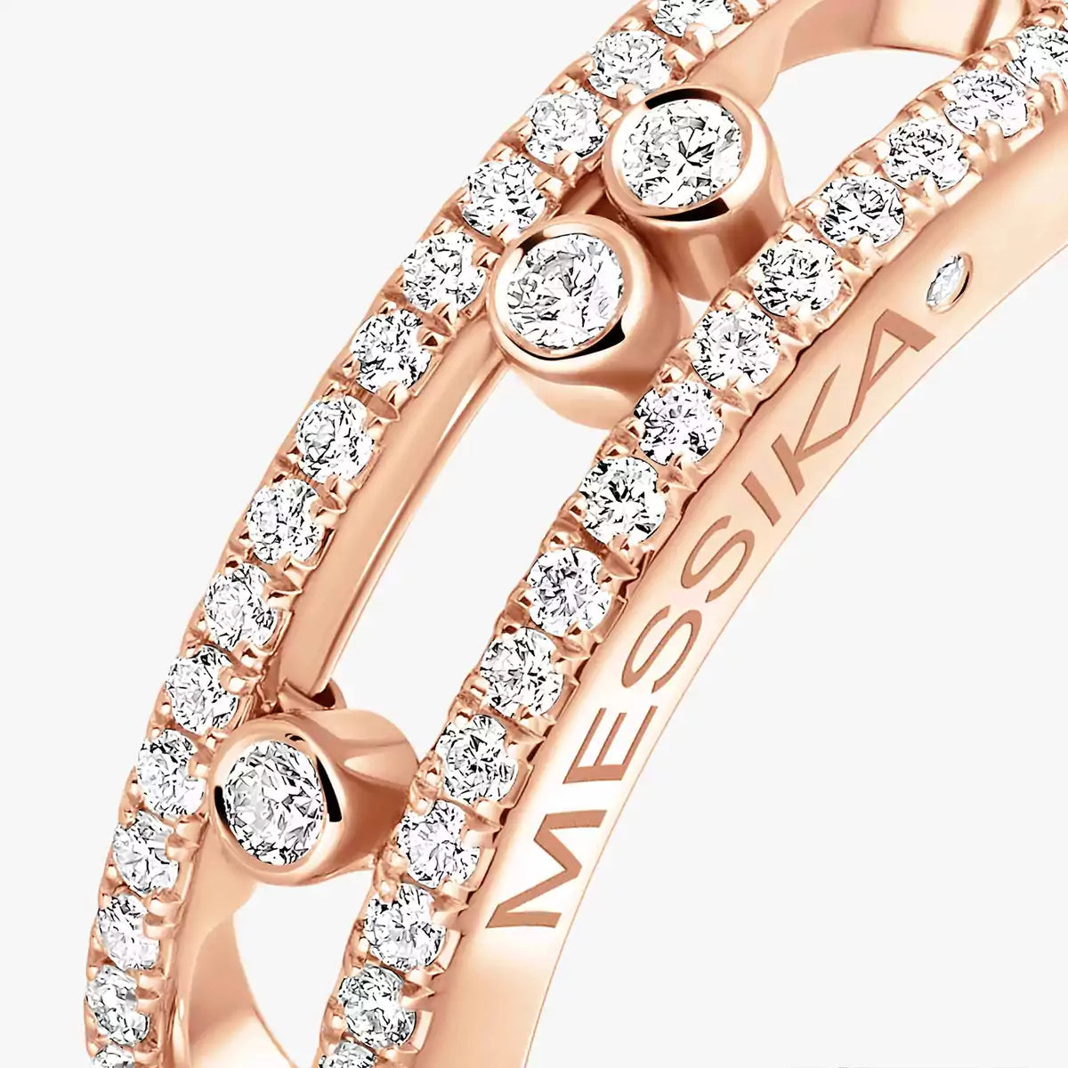 [NOBLE AURA] Baby Move Gold Diamond Pave_ Ring