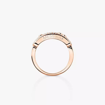 [NOBLE AURA] Baby Move Gold Diamond Pave_ Ring