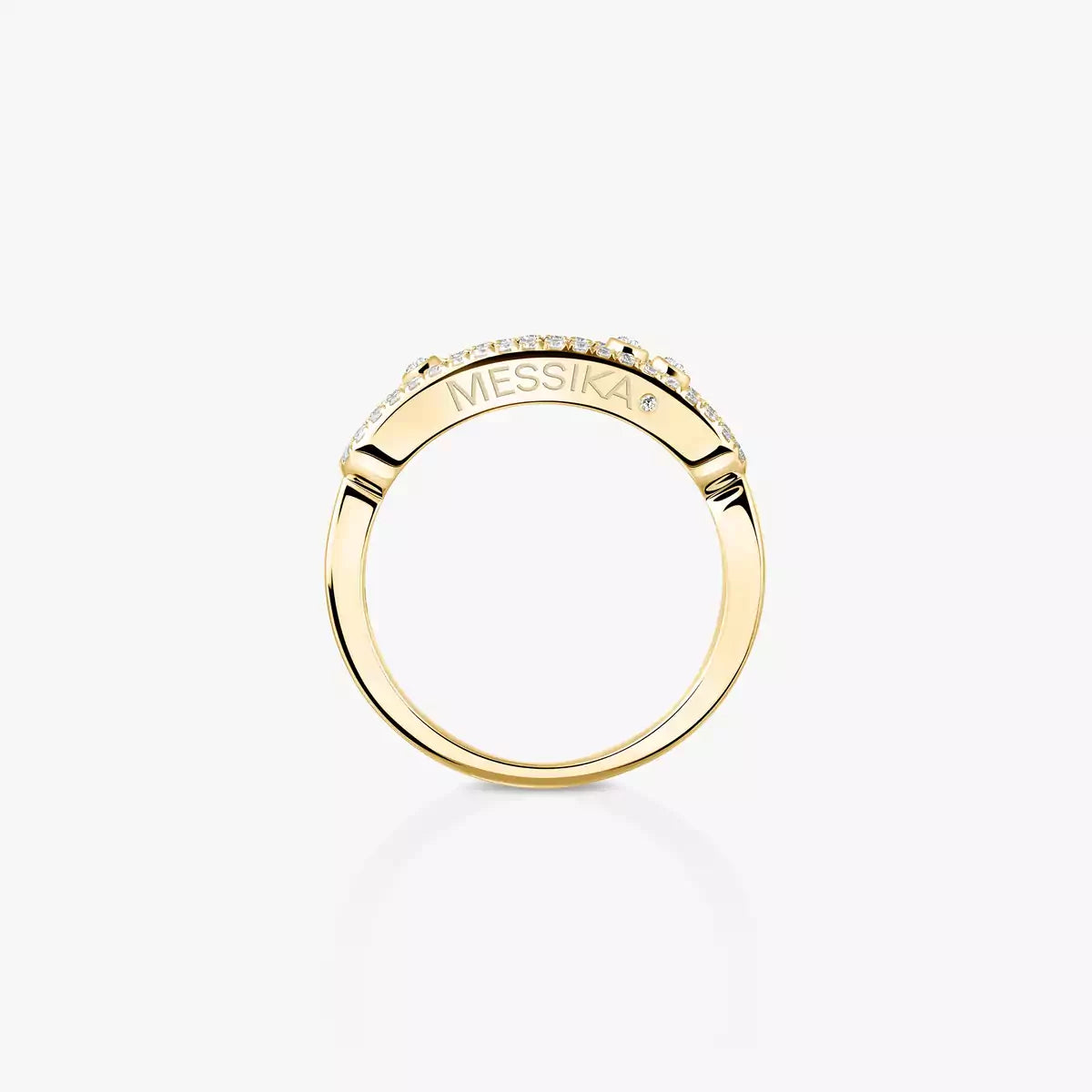 [NOBLE AURA] Baby Move Gold Diamond Pave_ Ring