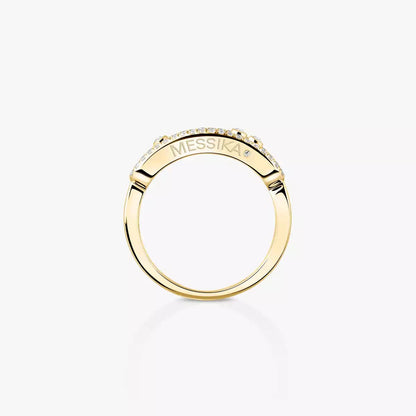 [NOBLE AURA] Baby Move Gold Diamond Pave_ Ring