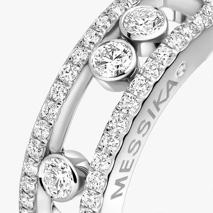 [NOBLE AURA] Move Gold Diamond Pave_ Ring
