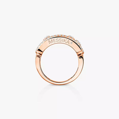 [NOBLE AURA] Move Gold Diamond Pave_ Ring