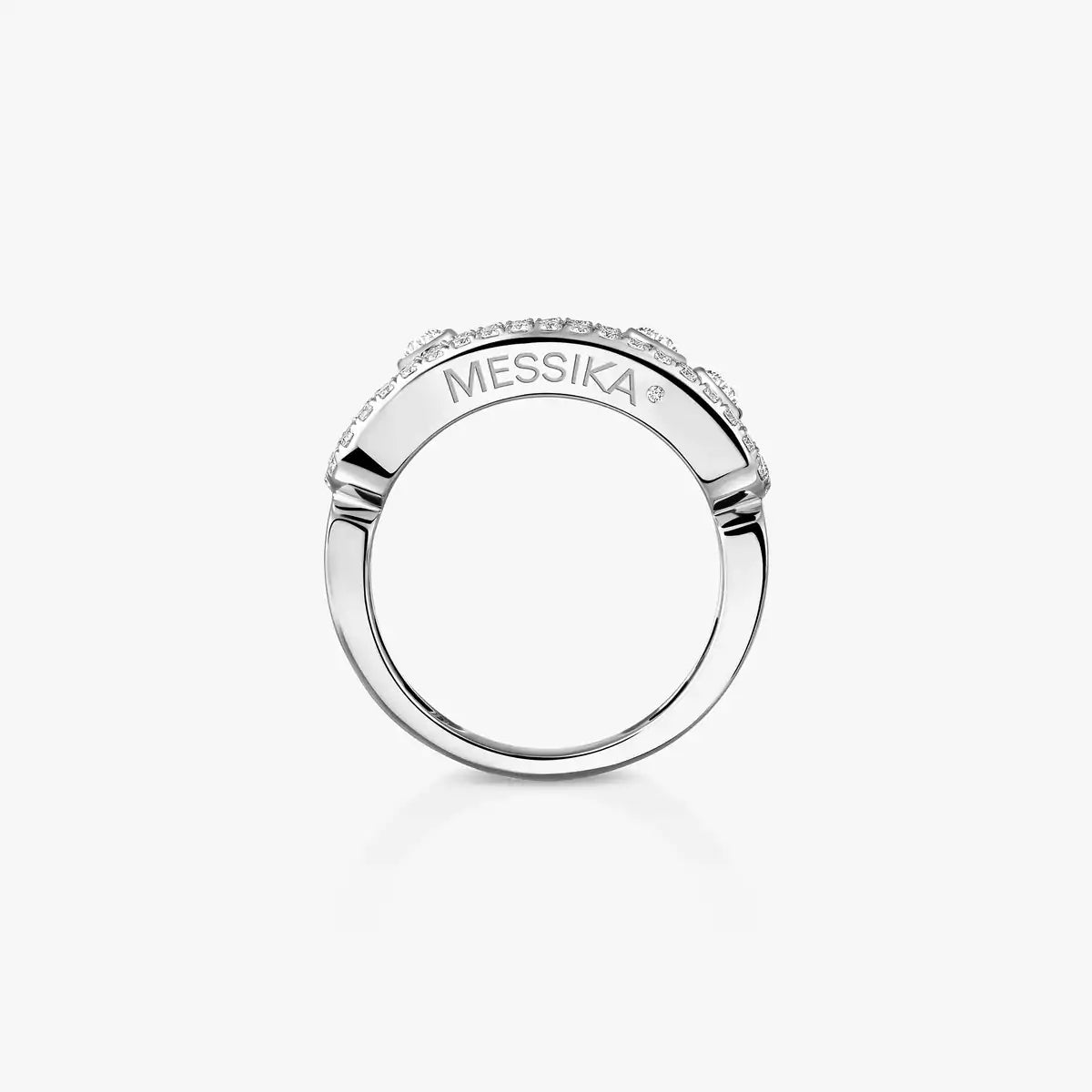 [NOBLE AURA] Move Gold Diamond Pave_ Ring