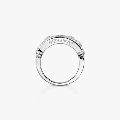 [NOBLE AURA] Move Gold Diamond Pave_ Ring