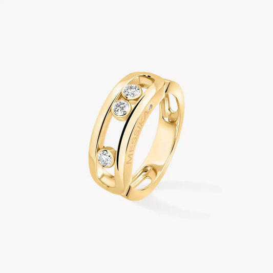 [NOBLE AURA] MoveGold Diamond Ring