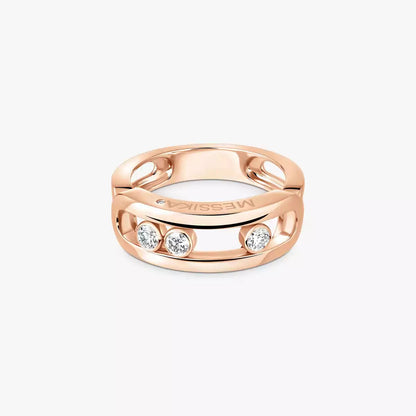 [NOBLE AURA] MoveGold Diamond Ring
