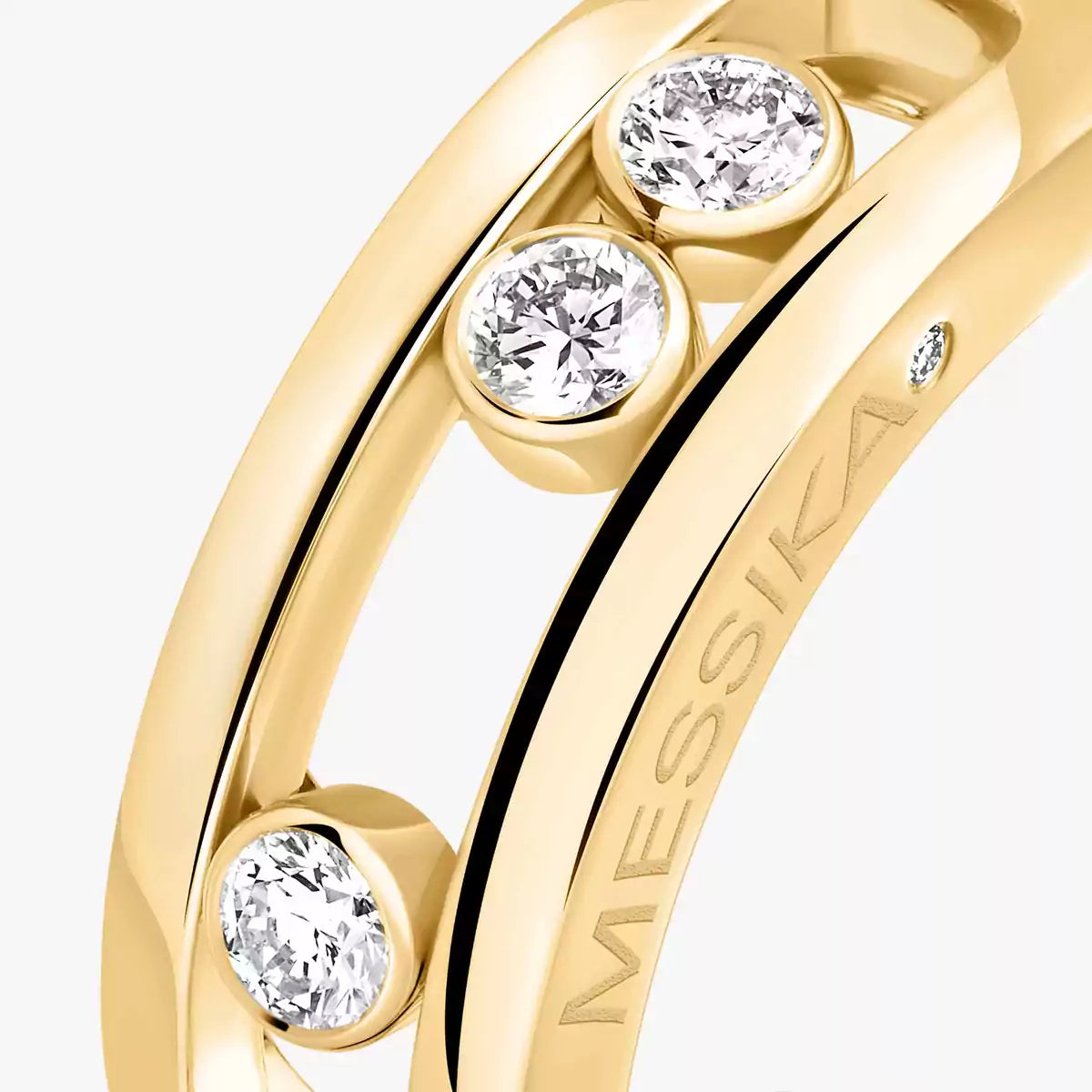 [NOBLE AURA] MoveGold Diamond Ring