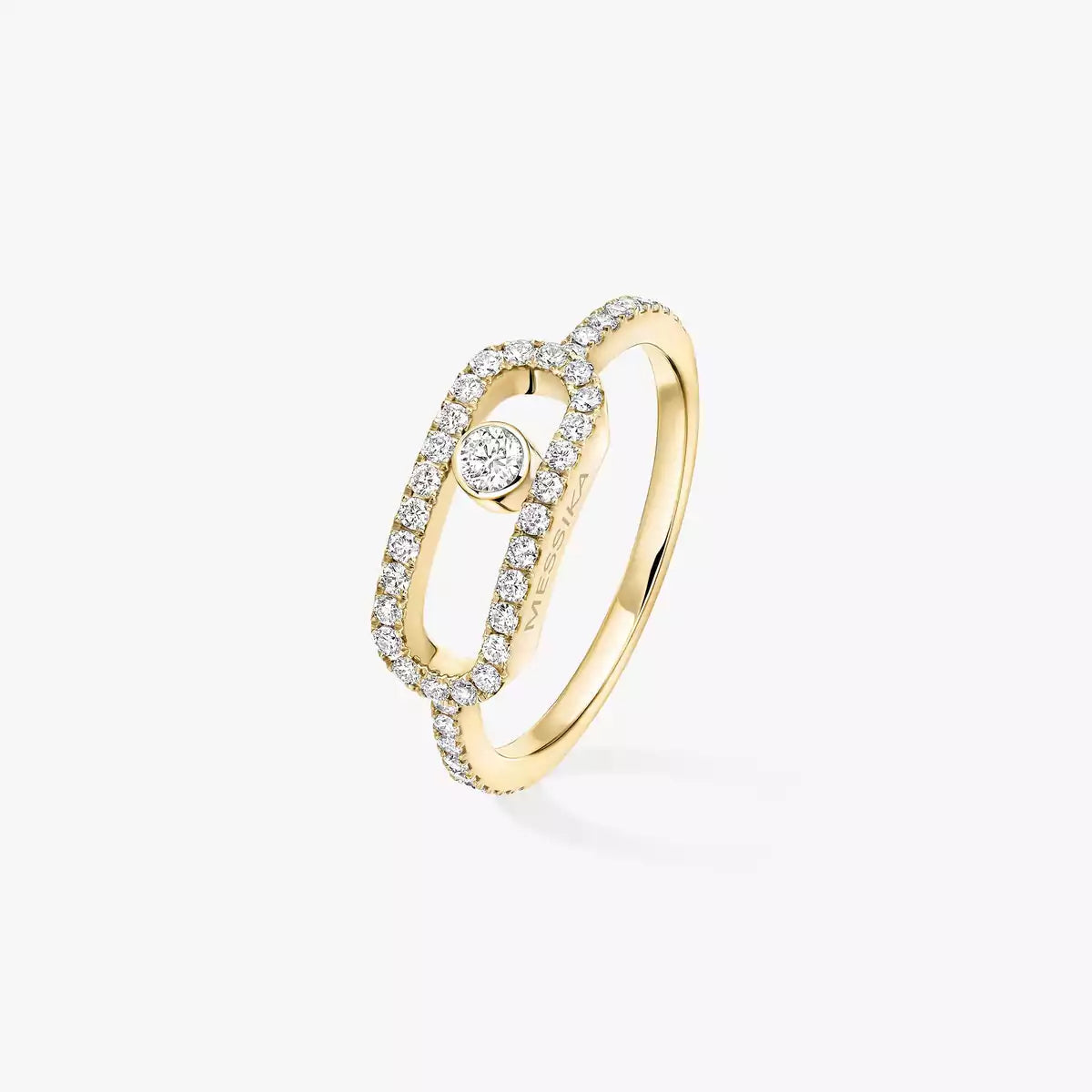 [NOBLE AURA]Move Uno Diamond Ring in Gold