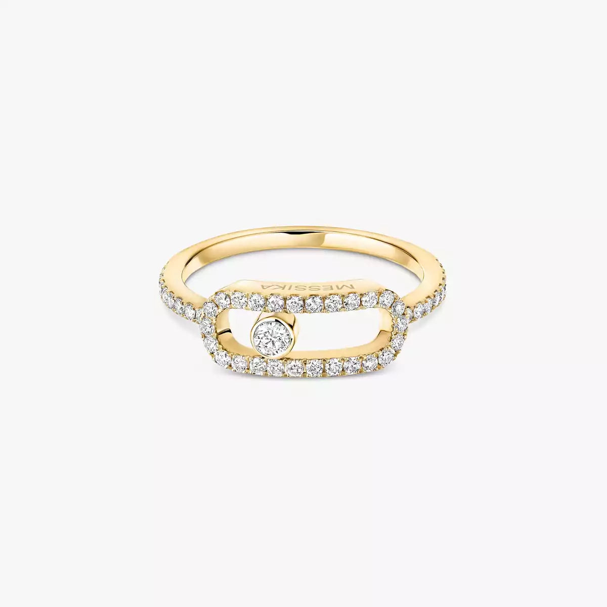 [NOBLE AURA]Move Uno Diamond Ring in Gold