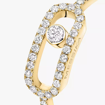 [NOBLE AURA]Move Uno Diamond Ring in Gold