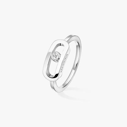 [NOBLE AURA]Move Uno Diamond Ring in Gold