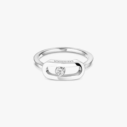 [NOBLE AURA]Move Uno Diamond Ring in Gold