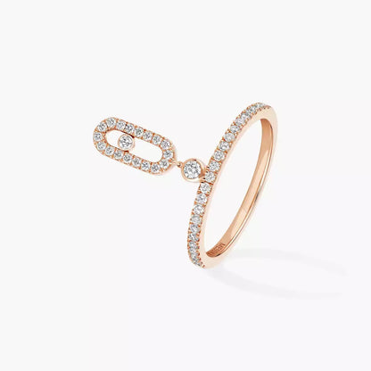 [NOBLE AURA]Move Uno Diamond Ring