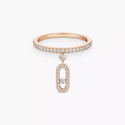 [NOBLE AURA]Move Uno Diamond Ring