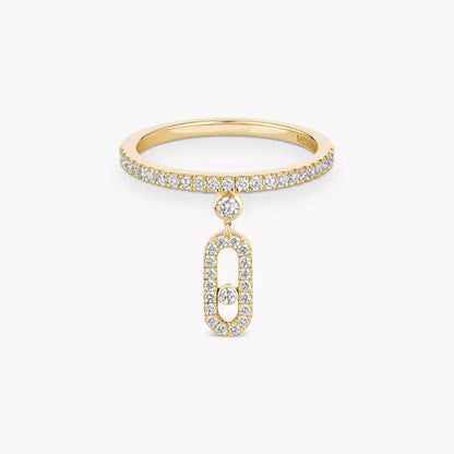 [NOBLE AURA]Move Uno Diamond Ring